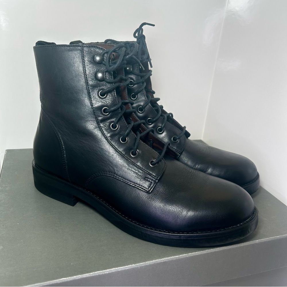 Boemos Made In Italy Leather Boots, New Condition, Size 8